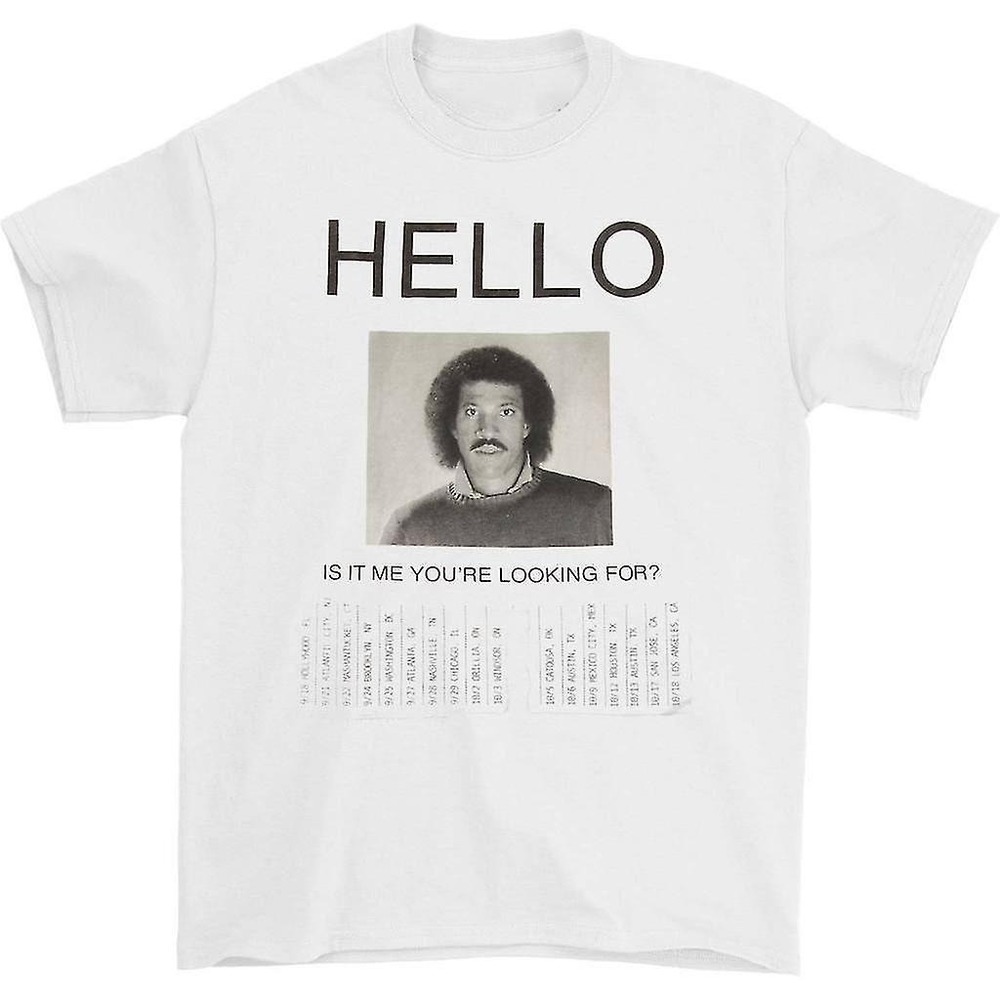 Lionel Richie Hello Us Tour Tshirt Gift  Unisex